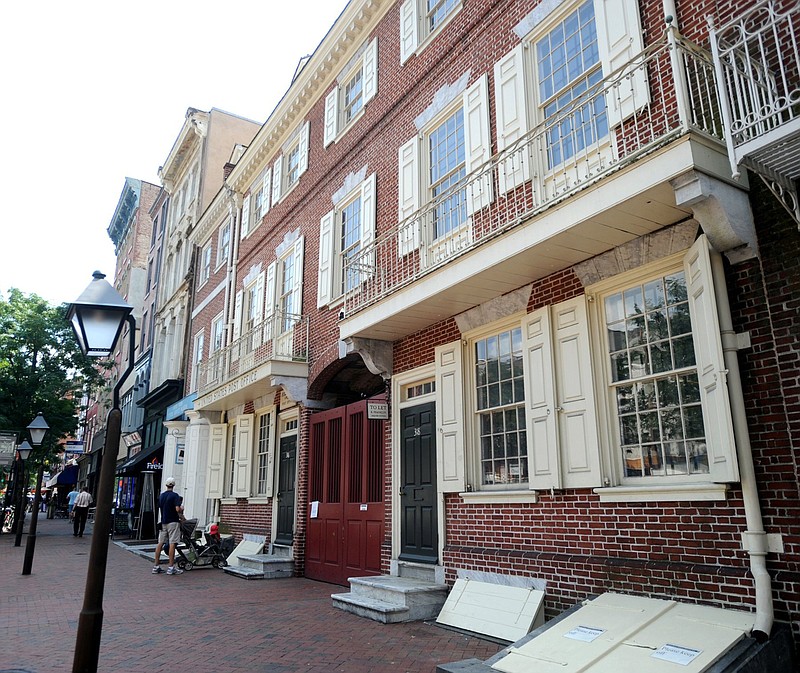 The Benjamin Franklin Museum in Franklin Court on Market Street in Philadelphia, Pa. (Denise Sanchez/Allentown Morning Call/TNS) 