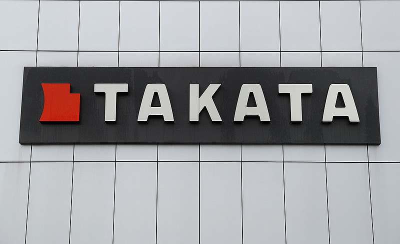 This June 25, 2017 file photo shows TK Holdings Inc. headquarters in Auburn Hills, Mich. Bankrupt air bag maker Takata is recalling about 1.4 million driver's side inflators in the U.S. because they could explode and hurl shrapnel. They also may not inflate properly to protect people in a crash.  (AP Photo/Paul Sancya, File)