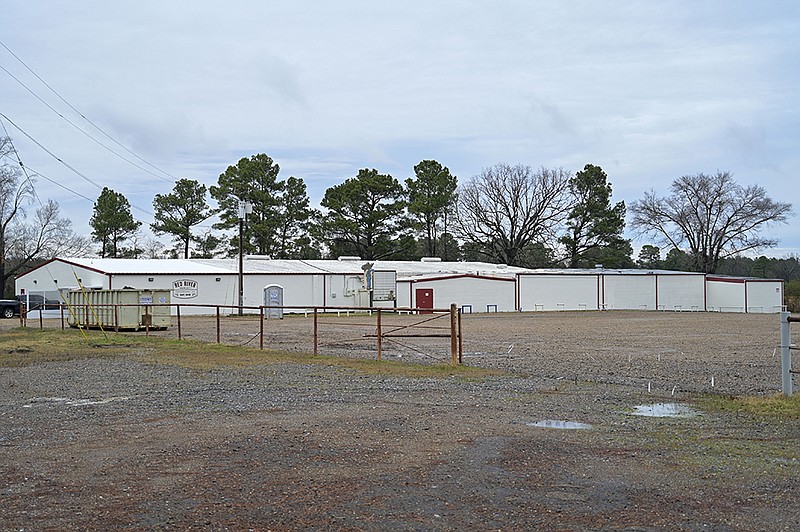 Future medical marijuana dispensary Red River Remedies, in the former Electric Cowboy night club, is shown Tuesday, Dec. 10, 2019, in Texarkana, Arkansas. The dispensary is close to opening, according to a representative.