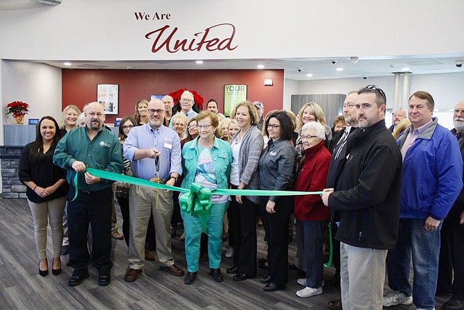 United Credit Union hosted its ribbon-cutting ceremony Wednesday at their new Fulton branch. The new branch had been a work in progress over the past six months, CEO Brent Sadler said.