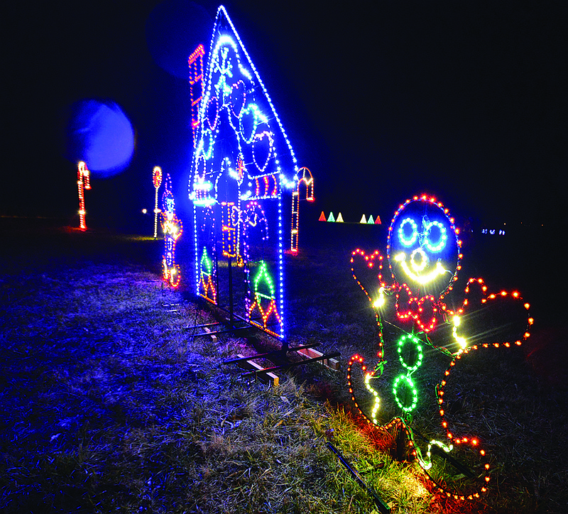 Dazzling lights greet motorists during the 2018 Capital City Festival of Lights.