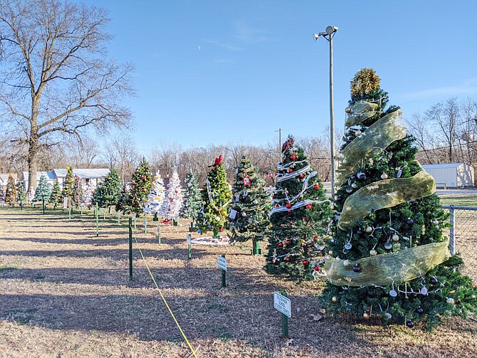 FILE: Now that the holidays are over, the 99 trees surrounding the Field of Joy at Veterans Park have come down. The trees, plus hard-working volunteer bell ringers, helped raise more than $16,900 for the Callaway County Salvation Army.