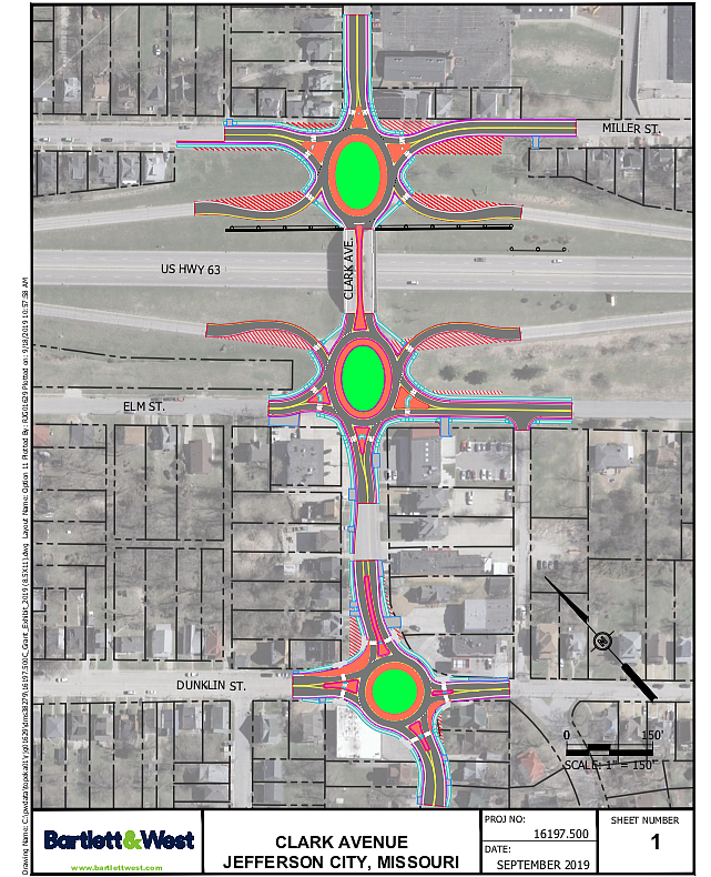 Plans For Possible Roundabouts On Clark Avenue Show Unique Design Jefferson City News Tribune 1742