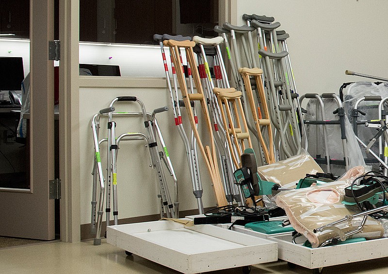 In this Nov. 13, 2014 News Tribune file photo, various hospital equipment rests against a wall in St. Mary's Hospital in Jefferson City.