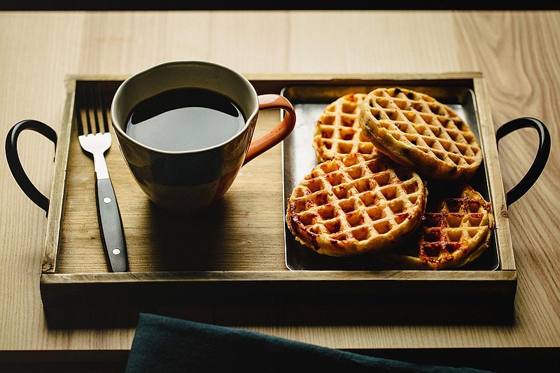 Chaffles are a flourless version of waffles that became popular among keto and gluten-free sets but have crossed over to a wider audience. (E. Jason Wambsgans/Chicago Tribune/TNS) 