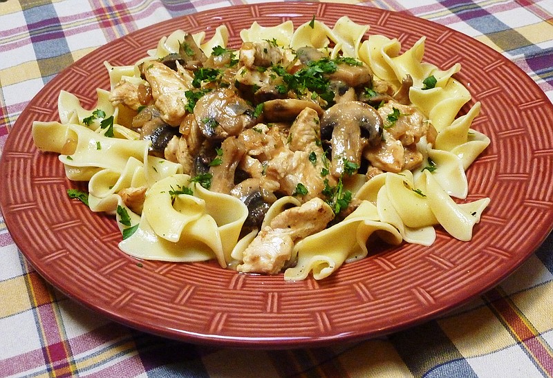 Turkey Stroganoff with Egg Noodles (Linda Gassenheimer/TNS) 