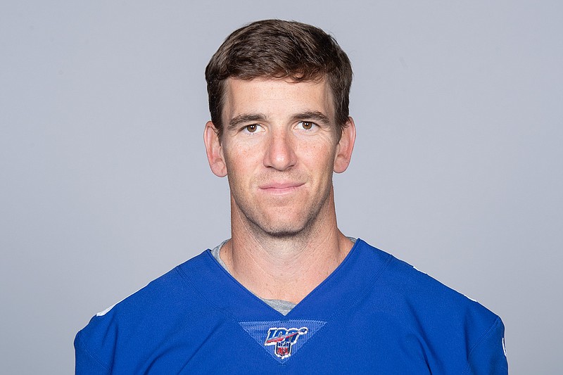 This is a 2019 photo of Eli Manning of the New York Giants. (AP Photo)