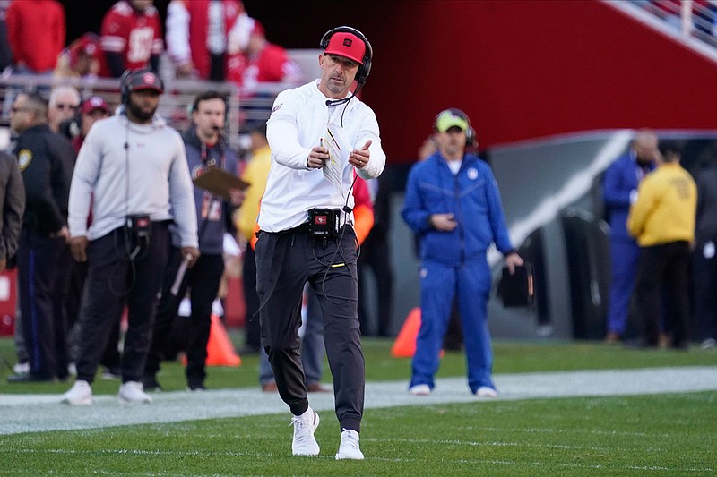 Kyle Shanahan didn't run the ball in the Super Bowl. He is now