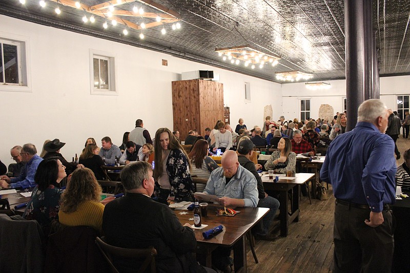 <p>Democrat photo/Austin Hornbostel</p><p>Sweet Chipotle Event Center served a packed house of guests at the Chamber’s annual dinner meeting last weekend.</p>