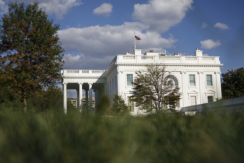 FILE - This Tuesday, Sept. 24, 2019, file photo shows the White House in Washington.  (AP Photo/Carolyn Kaster, File)