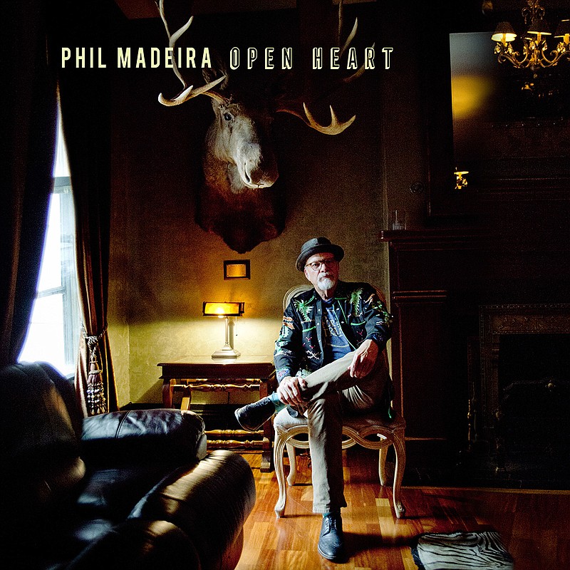 This image provided by Mercyland Records in February 2020 shows the cover for the album "Open Heart" by Phil Madeira. (Stacie Huckeba/Mercyland Records via AP)