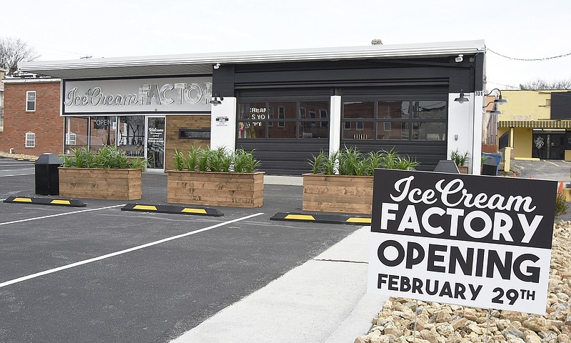 Julie Smith/News TribuneThe Ice Cream Factory's newest location, located at the corner of E. Dunklin and Madison streets, opens for business Feb. 29.