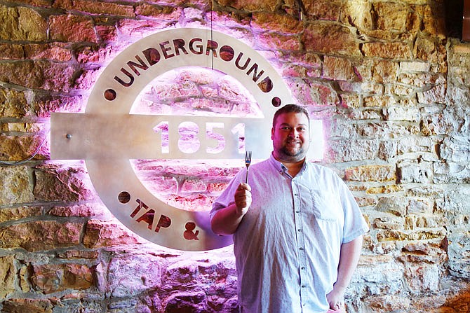 Bryan Hanneke, owner of 1851 Underground Tap and Grill, is happy to support the American Cancer Society's "Stick a Fork in Cancer" campaign. His restaurant is one of three in the county planning to donate a portion of sales to the ACS next week.