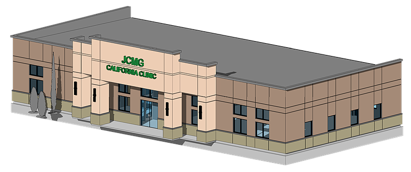 A rendering of the new Jefferson City Medical Group Clinic in California. The office is moving locations to a new space being built across town later this year. Submitted.