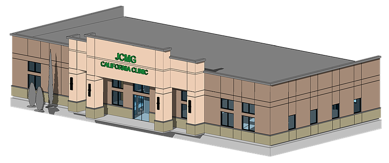 <p>Submitted</p><p>A rendering of the new Jefferson City Medical Group Clinic in California. The office is moving locations to a new space being built across town later this year.</p>