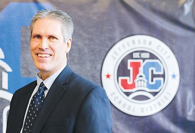 Brian Shindorf, the Jefferson City School District chief of learning, is shown Wednesday at the Jefferson City Schools Administration building. Shindorf recently announced he is retiring June 31. 