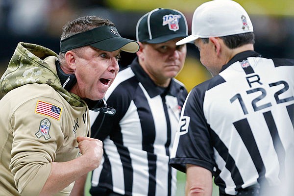 Saints coach Sean Payton says he tested positive for the