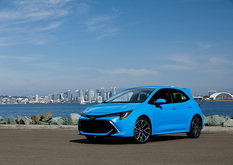 The 2020 Toyota Corolla Hatchback is shown. (Photo courtesy of Toyota)

