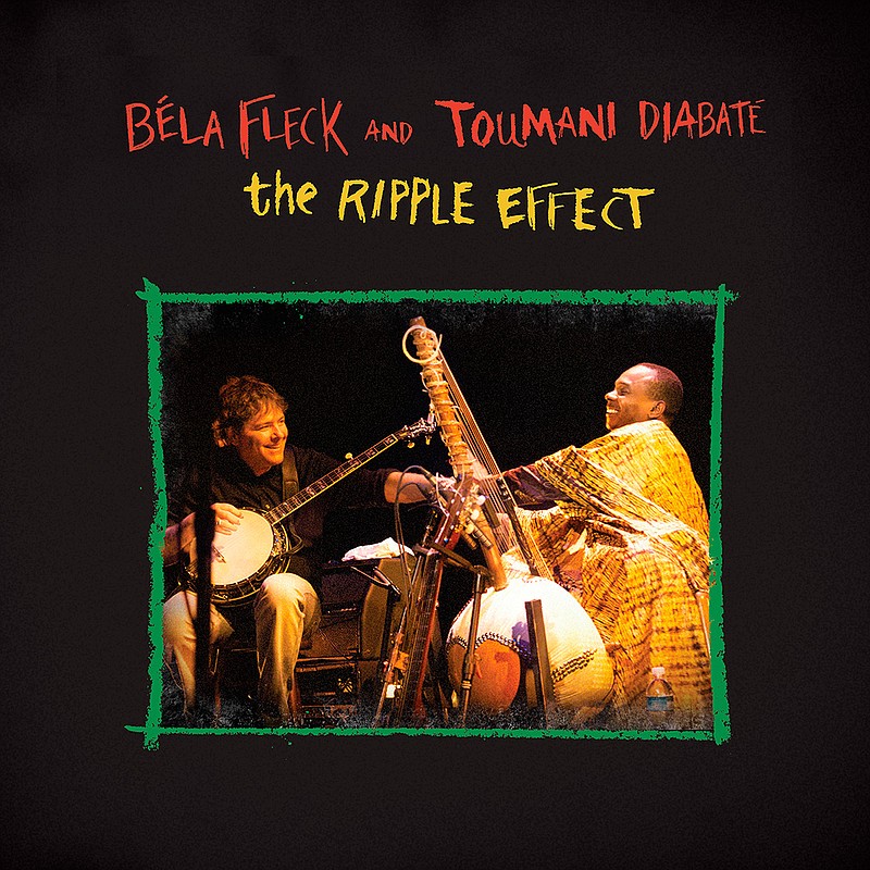 This cover image released by Craft Recordings shows "The Ripple Effect" by Béla Fleck and Toumani Diabaté. (Craft Recordings via AP)