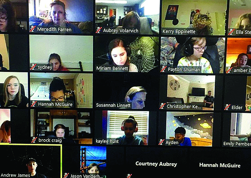 For the past couple of weeks, Silvermoon Children's Theatre cast members have been rehearsing for their upcoming production of "Charlotte's Web" through videoconferencing. These "play dates" allow them to  "meet" from the comfort and safety of their own homes.