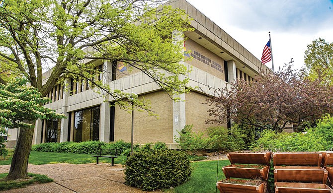 Missouri River Regional Library stands empty but ready for patrons to return as soon as it's deemed safe to have small groups in a common area.