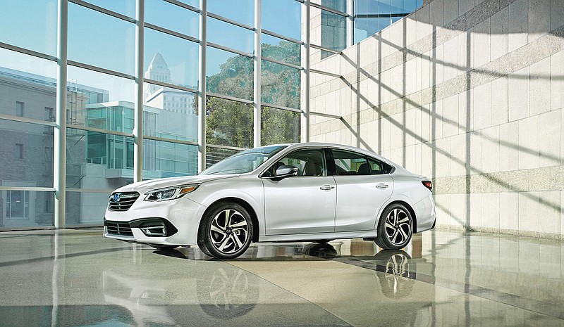 The Subaru Legacy gets a redesign for the 2020 model year, with more space for passengers and adds a new engine choice. (Subaru/TNS)