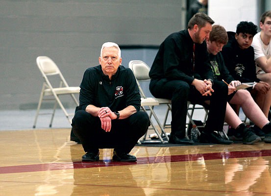Craig Engelbrecht is shown in this May 2020 photo as the head basketball coach for the School of the Osage Indians.