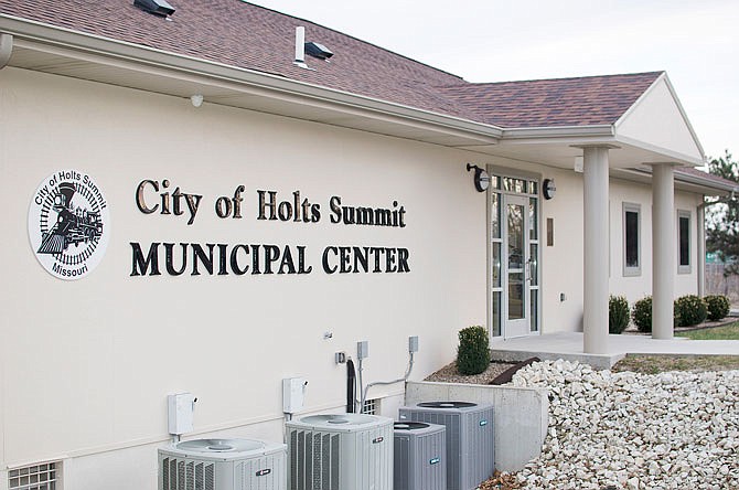 FILE: The Holts Summit Municipal Center is shown on Tuesday, May 12, 2020.