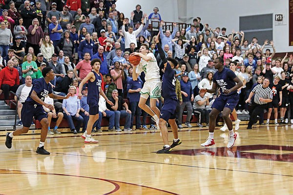 Quinn Kusgen's game-winning half-court shot against Father Tolton back on leap day concluded one of the most memorable games in the history of Blair Oaks, a 58-57 double-overtime victory for the Class 3 District 9 Tournament championship in Eldon.