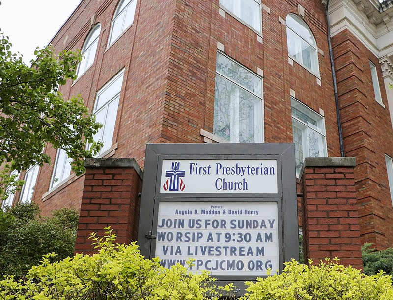 "Join us for Sunday worship at 9:30 a.m. via livestream" - First Presbyterian Church - April 22, 2020
