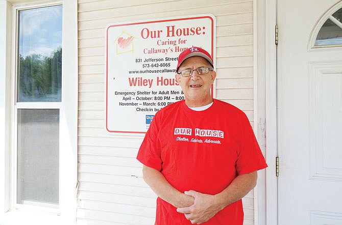 Sidney Stuart recently donated part of his lottery winnings back to Our House, where he's stayed twice. The shelter gave him the confidence and resources to get back on his feet, he said.