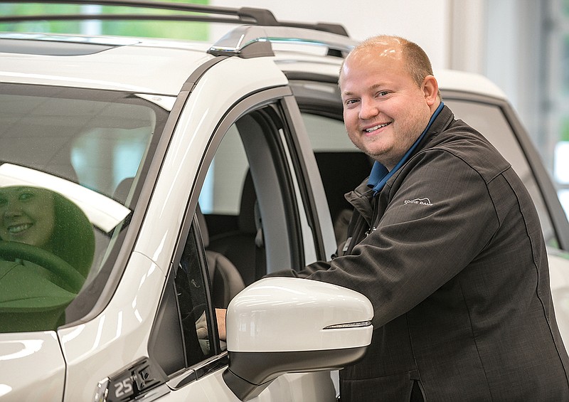 Nathan Hays is a salesman at Jefferson City Autoplex and an active member in the community. He helps with a number of fundraisers and serves with charitable agencies.