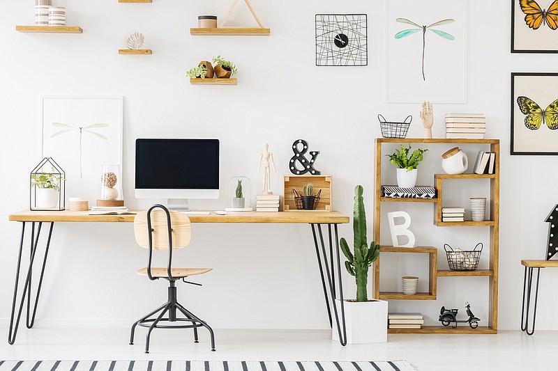 If your home office is going to be more long-term, now is a good tiem for an upgrade to something you enjoy. (Dreamstime/TNS)