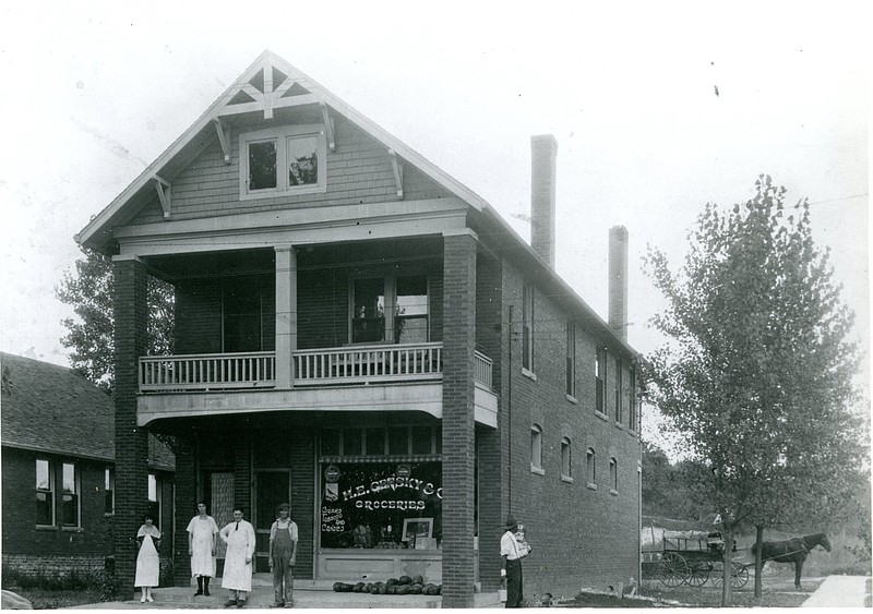 <p>Photo courtesy of Henry Gensky Jr.</p><p>The Gensky Grocery at 423 Cherry St. operated from 1915-42. Gensky’s Grocery was one of the first, if not the first, grocery store in town to take phone orders and deliver them to any address in Jefferson City.</p>