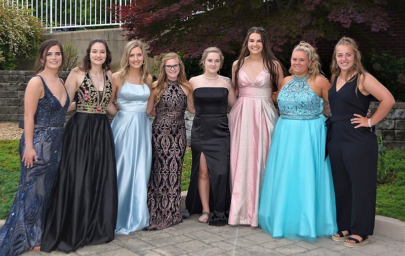 Courtesy of Sydney Duenckel

From left, Calvary Lutheran students Maddi Layson, Katie Engelbrecht, Samantha Matthews, Channing Henderson, Carlie Rieber, Jaelyn Engelbrecht, Sydney Duenckel and Abbie Klatt.
