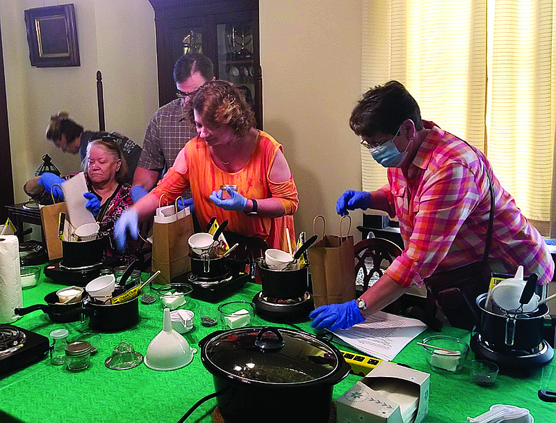 Participants craft home remedies during a recent workshop at the Ahern Home. The Texarkana Museums System has many activities planned in June for children and adults.