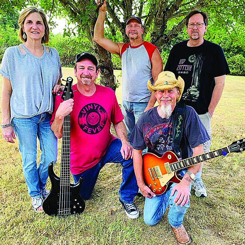 Local classic rock band Rewind features Amy Frierson on vocals and keyboard, Randy Frierson on bass guitar, Steve Gammons on lead guitar and vocals, Doug Teague on drums and vocals and Billy Templeton on rhythm guitar and vocals.
