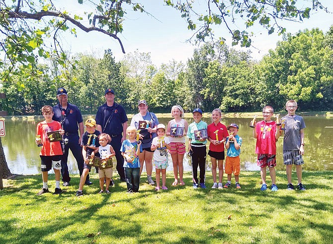 During Saturday's 15th annual Alan Leake Fishing Tournament, about 44 participants in three age divisions caught more than 350 fish. The tournament takes place each year at Veterans Lake.