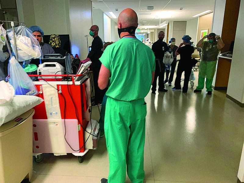 Texarkana nurse practitioner John Stanley works at the New Orleans VA Medical Center. Stanley spent 15 days at the hospital during the worst days of New Orleans' bout with the coronavirus pandemic.