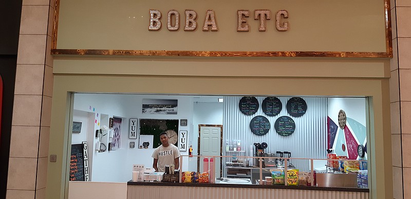 Boba Etc is a family operation. Jairo Solis, one of Demertrice Okafer's sons, is seen running things at their place in Central Mall. Boba Etc specializes in bubble tea and rolled ice cream and soon will serve sushi.