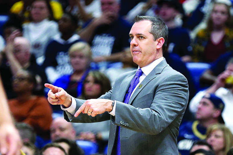 In this March 1 file photo, Lakers head coach Frank Vogel reacts to a call in the second half of a game against the Pelicans in New Orleans.