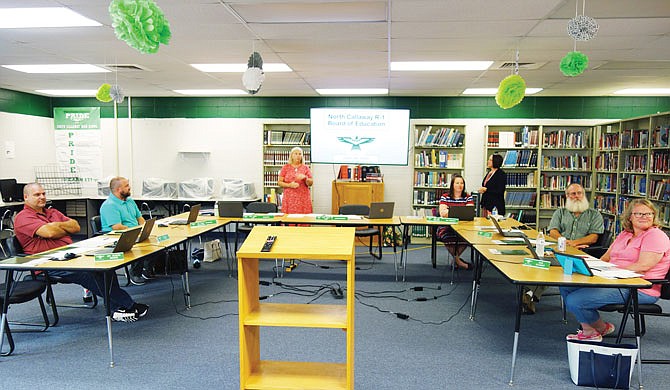 Members of the North Callaway Board of Education discussed topics Tuesday ranging from budget to buses to COVID-19 during their meeting.