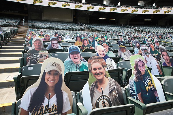 The Recorder - Faces in the crowd: Cutouts provide virtual MLB audience