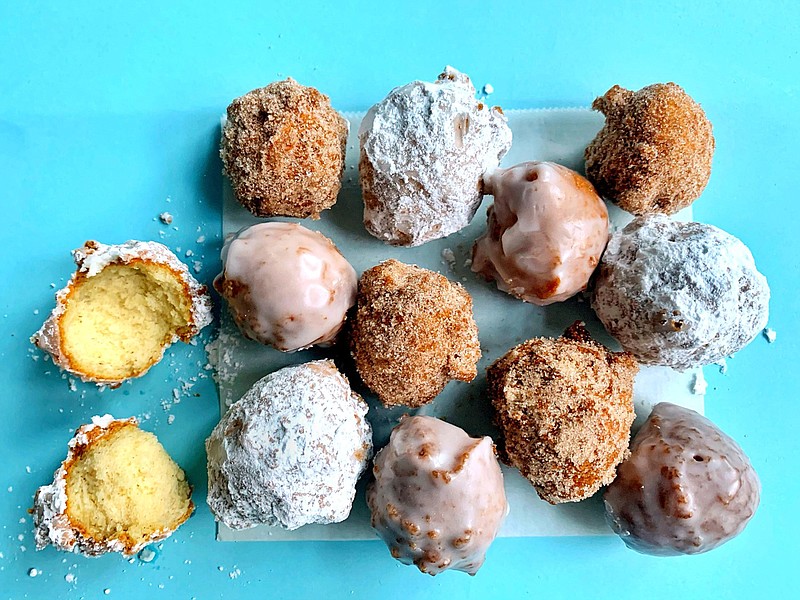 Homemade doughnut holes, pictured on June 24, 2020. (Genevieve Ko/Los Angeles Times/TNS)