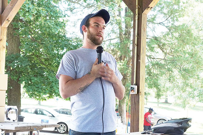 FILE: At last year's Hugs not Drugs event, Jasper Taylor spoke of his experiences with addiction.