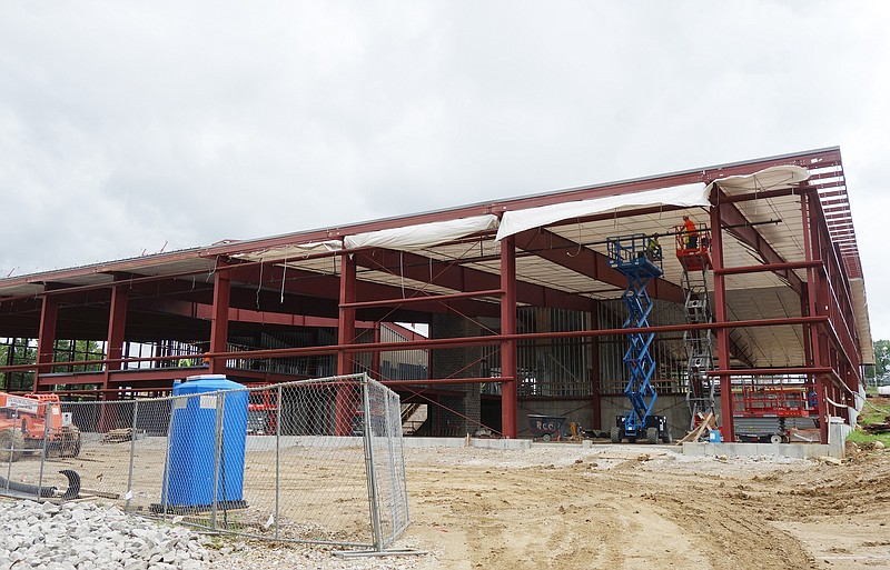 <p>Helen Wilbers/FULTON SUN</p><p style="text-align:right;">Fulton Utilities Superintendent Darrell Dunlap said utilities — including water, sewer and electric systems — are going in now at the future municipal recreation center. The city hopes to open the $9 million facility in 2021. Dunlap gave an update on progress during Monday’s Utility Board meeting. Other news from the utility department include the installation of 10 meters at new homes in the Willow Creek subdivision and more progress on the Route O lift station rehabilitation project.</p>