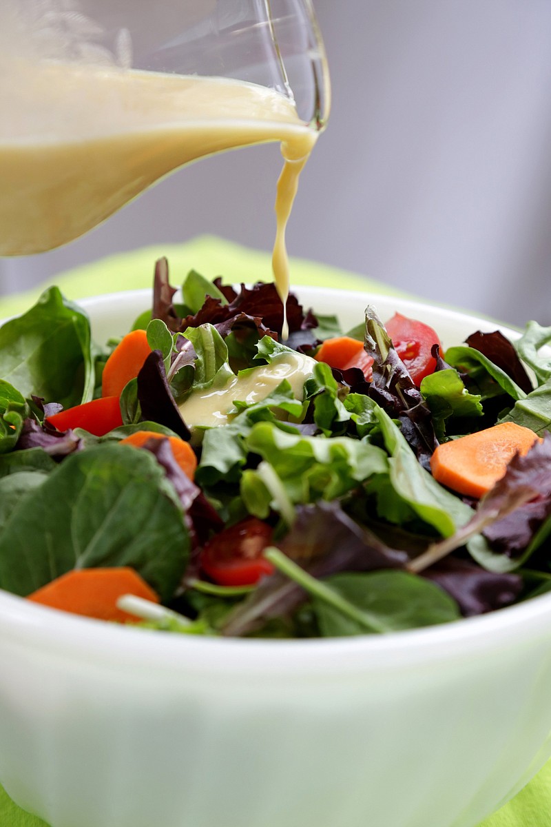Homemade Caesar salad dressing. (Hillary Levin/St. Louis Post-Dispatch/TNS) 