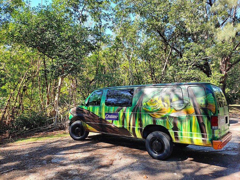 One of the vans in Ondevan's fleet in Miami. Ondevan, co-owned by Haley Kirk and Omar Bendezu, rents camper vans to tourists. (Ondevan/TNS)