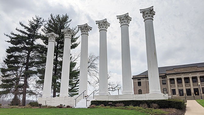 FILE: The columns at Westminster College are shown.