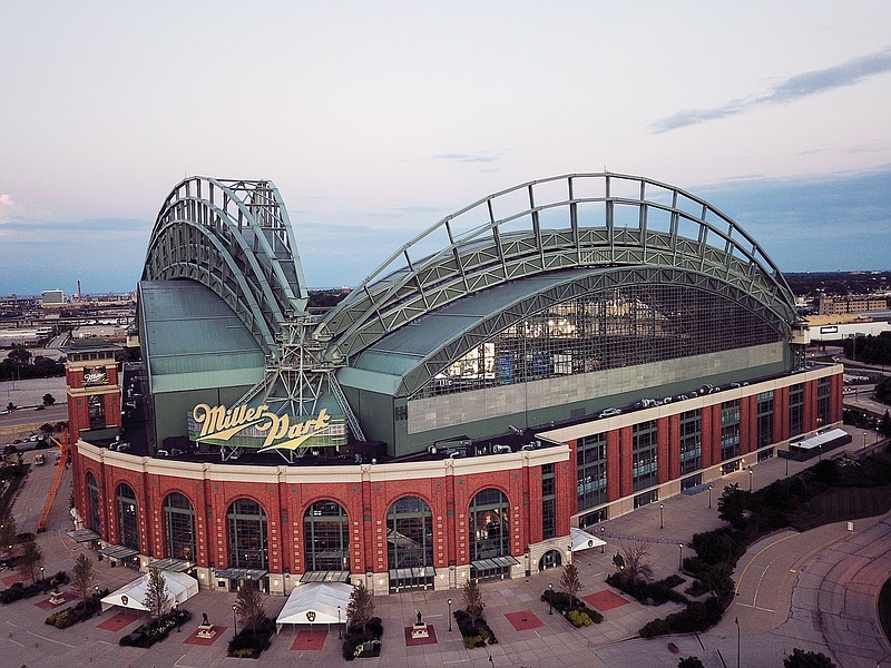 Miller Park in Milwaukee will sit idle this weekend after the series between the Cardinals and Brewers was called off due to COVID-19 concerns.